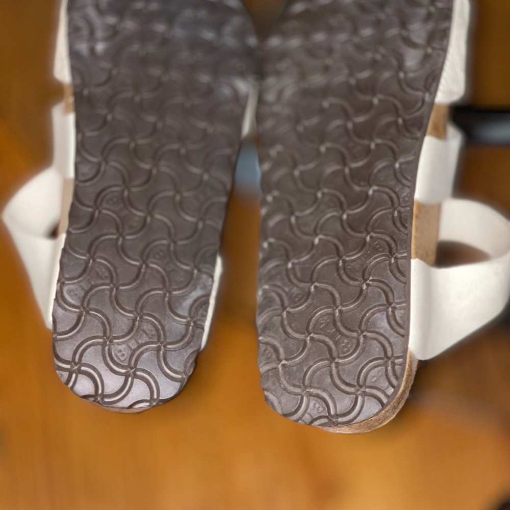Papillio Beige Sandals with Black Buckles - Picture 10 of 10